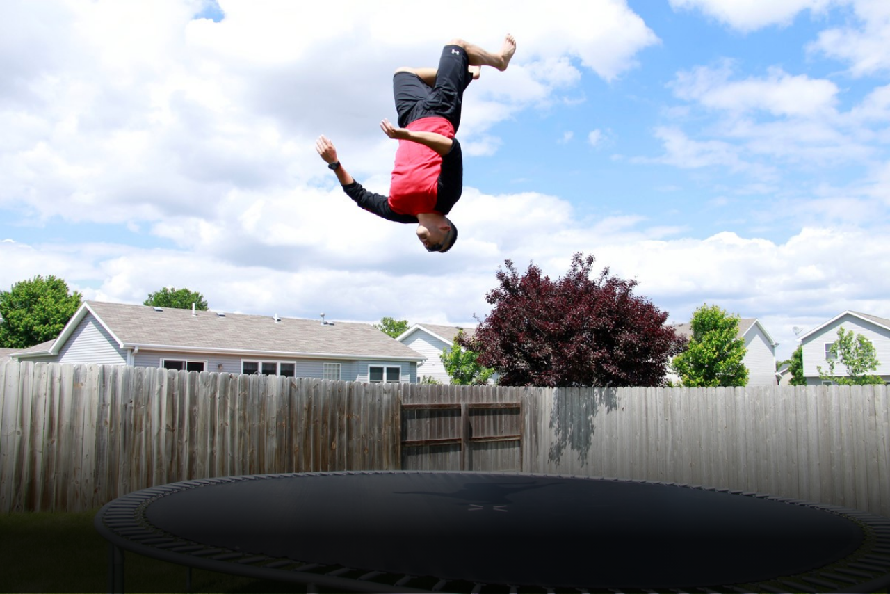 Flipping on a Trampoline
